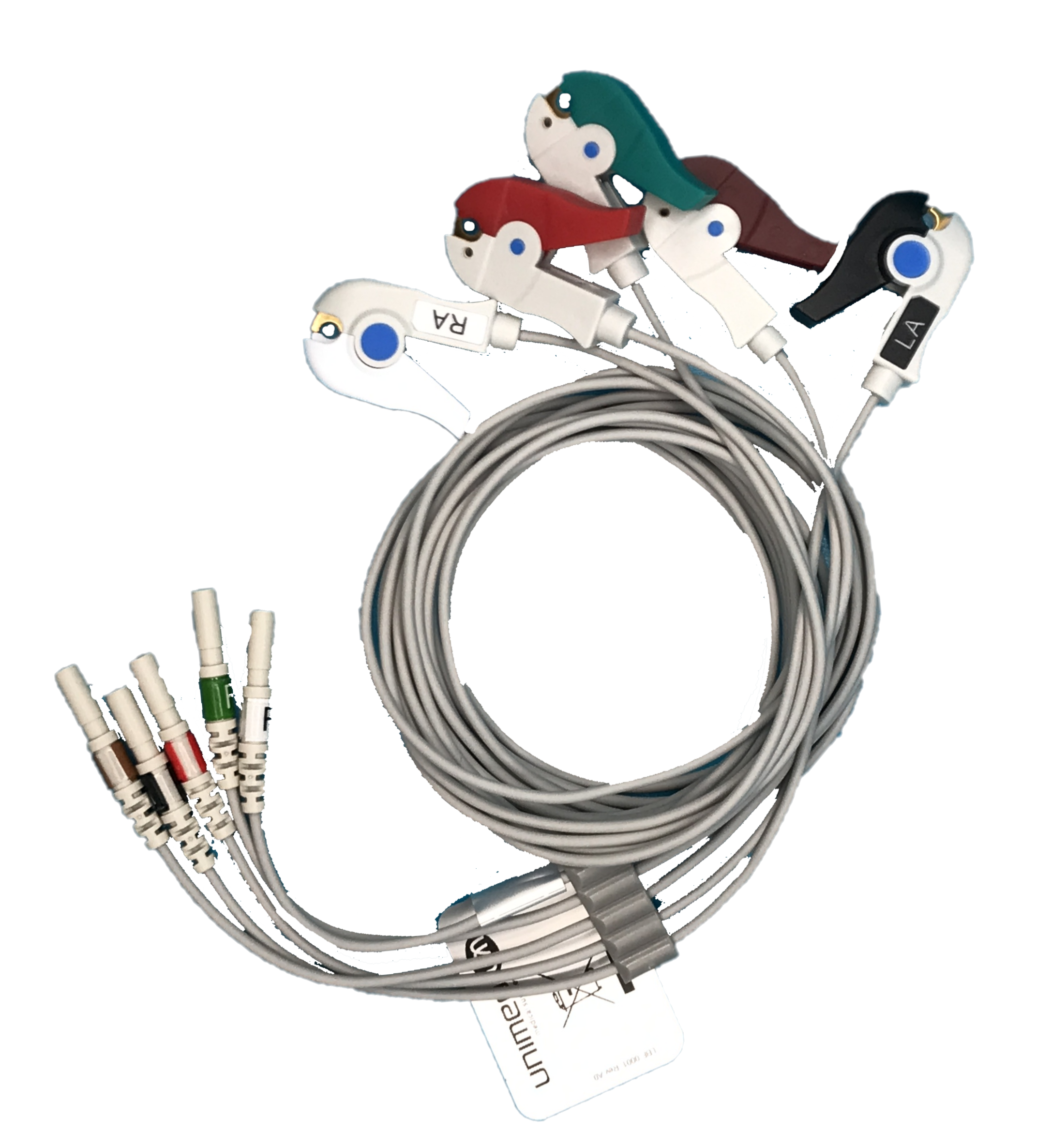 Spacelabs ECG supplies set cavetti ECG 5 derivazioni pinch 35" AAMI
