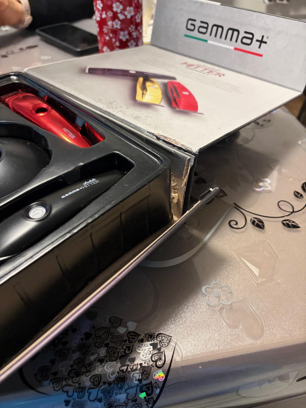 Gamma+ Absolute Hitter trimmer capelli gold rose cordless