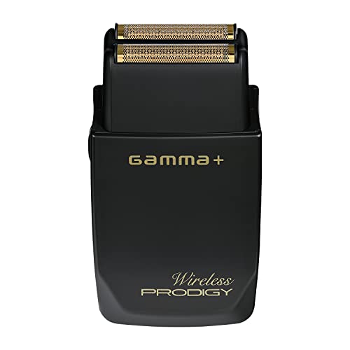 Gamma+ Prodigy Rasoio Elettrico Gold Titanium Wireless 9000 rpm