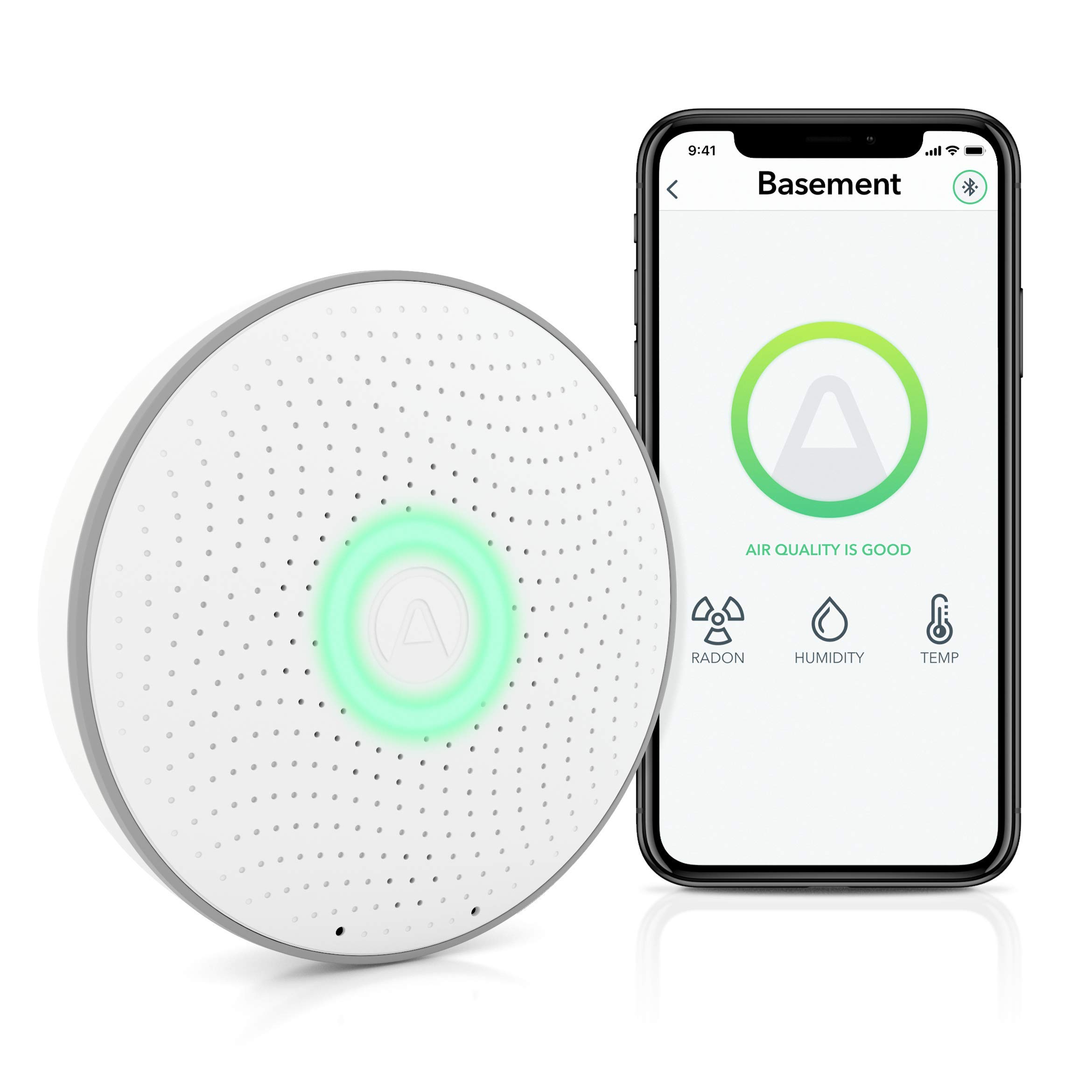 Airthings Wave Radon Rilevatore Gas Umidità New Version