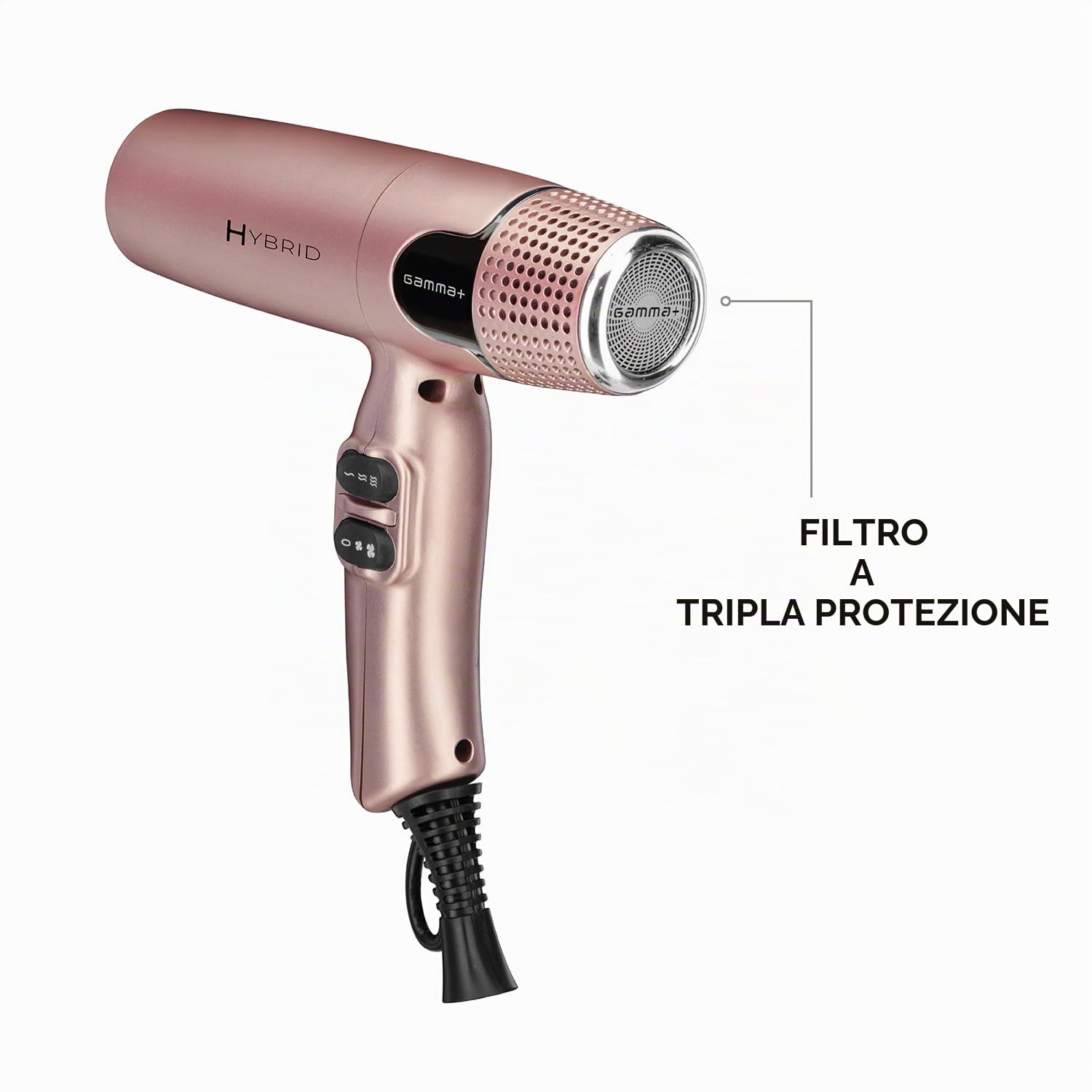 Gamma+ Hybrid Phon ionico 100000 RPM con diffusore