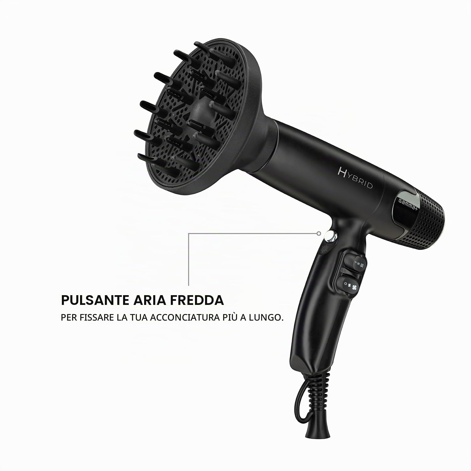 Gamma+ Hybrid Phon ionico 100000 RPM con diffusore
