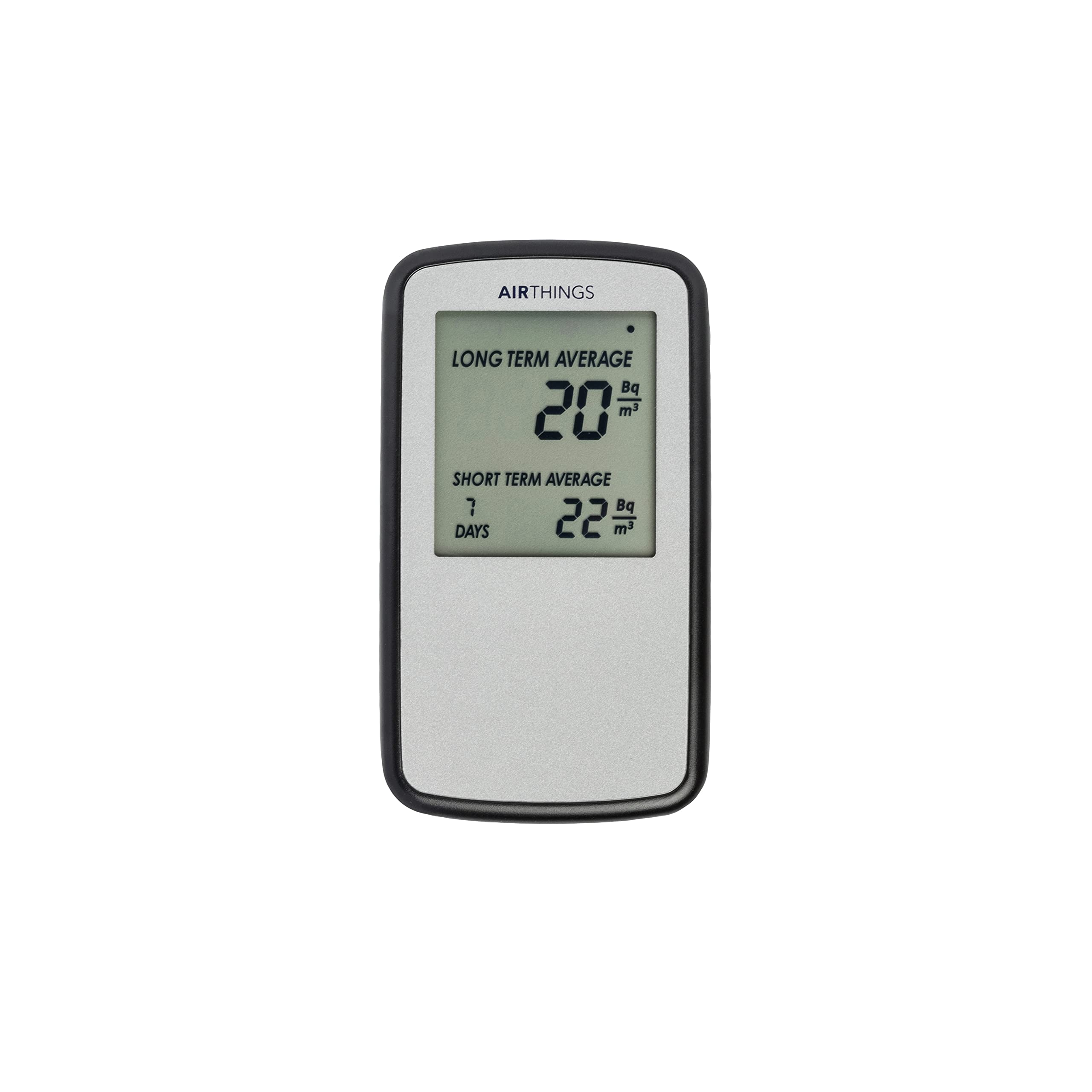 Airthings Corentium Home rilevatore radon display LCD a batteria