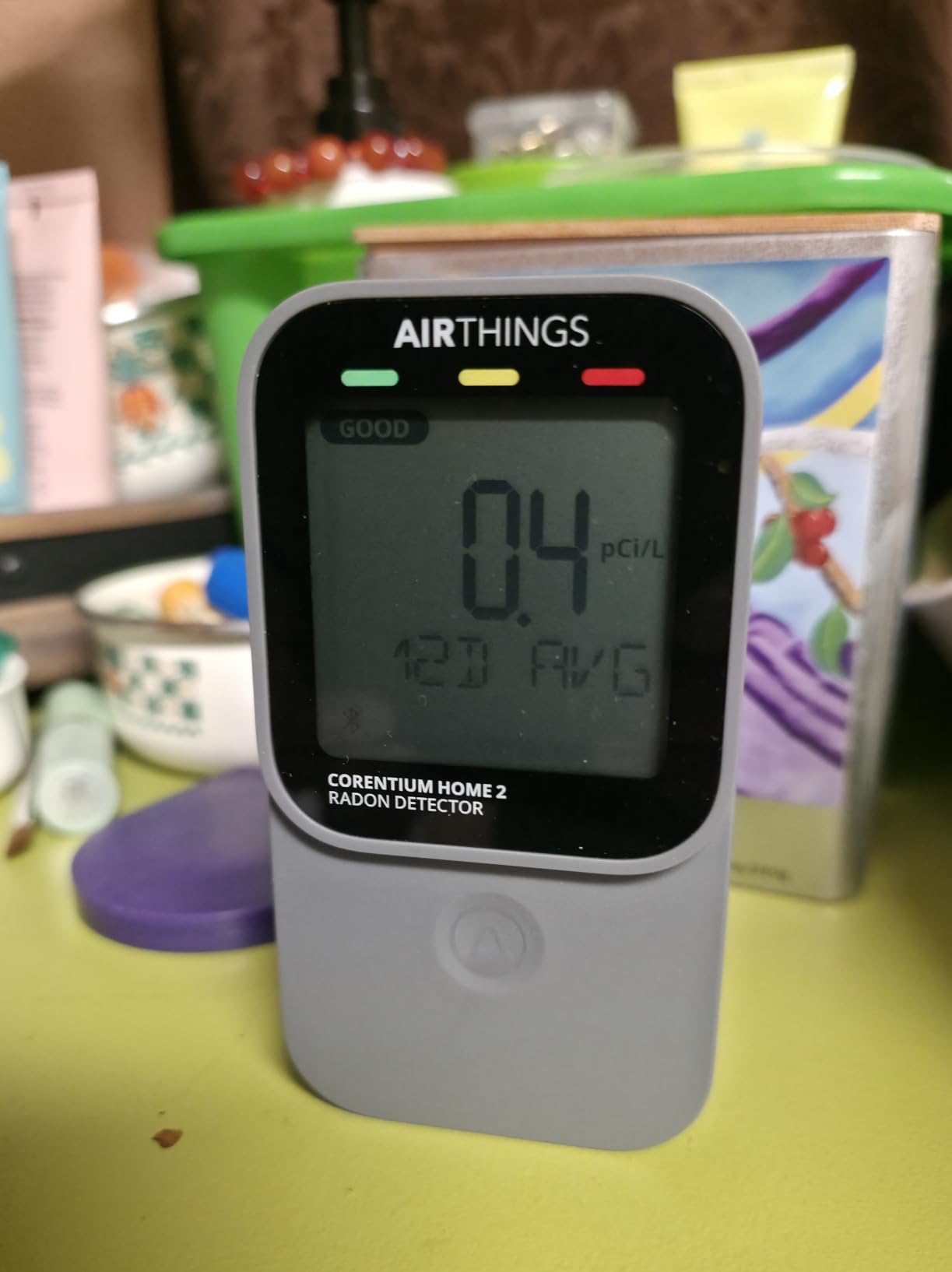 Airthings 325 Corentium Home 2 rilevatore radon bluetooth