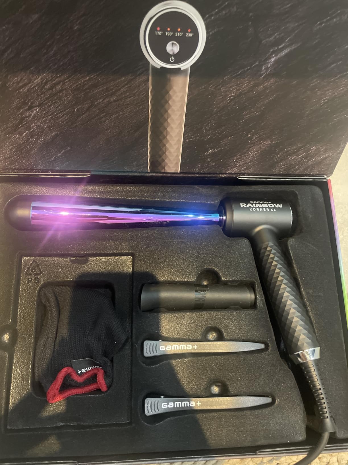 Gamma Più Korner XL Rainbow ferro conico 230°C ceramica