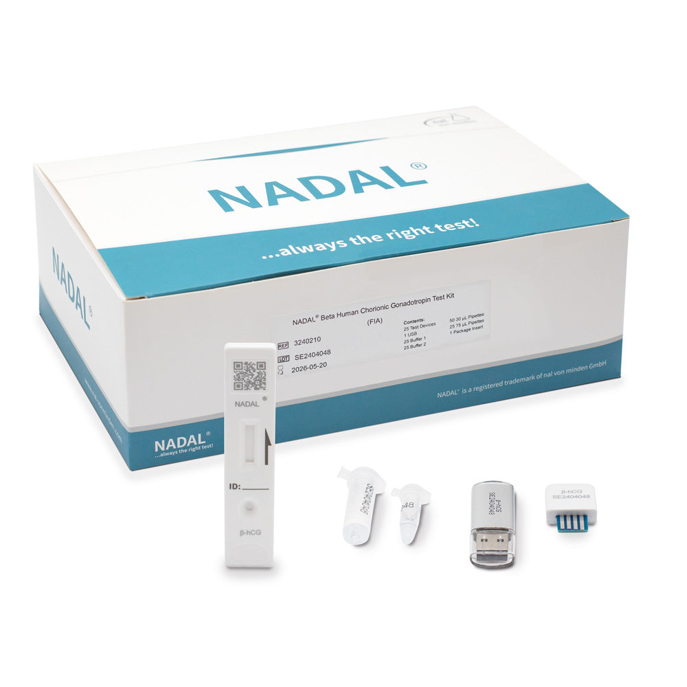 MedicalTech Nadal test beta-hCG 25 test gravidanza rapido