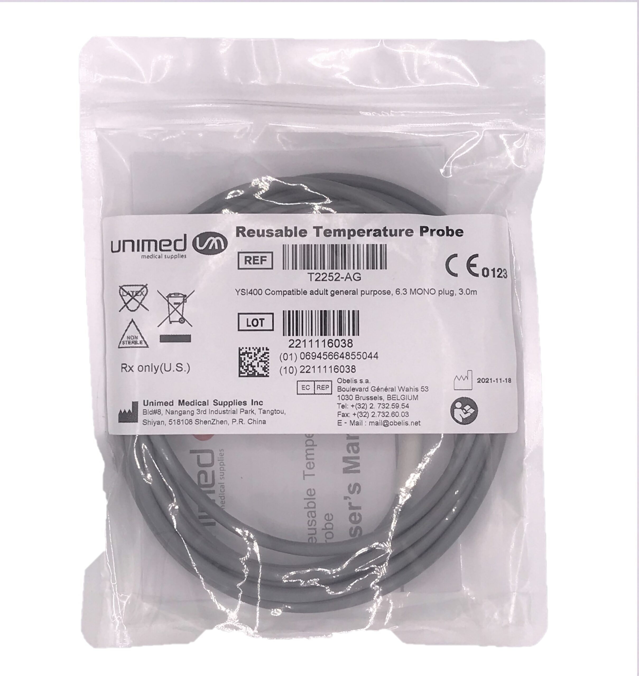 Spacelabs Temperature Sonda esofagea/rettale YSI400