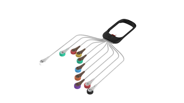 Spacelabs Eclipse Pro cavo Holter ECG 10 derivazioni snap AAMI AHA 1 pezzo