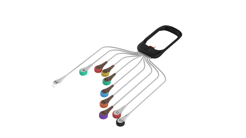 Spacelabs Eclipse Pro cavo Holter ECG 10 derivazioni snap AAMI AHA 1 pezzo