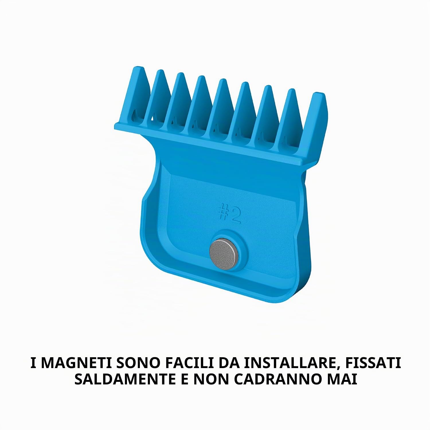 Gamma+ Pettini Magnetici Rialzi Azzurri X-Pro 4 pz 1,5-9 mm
