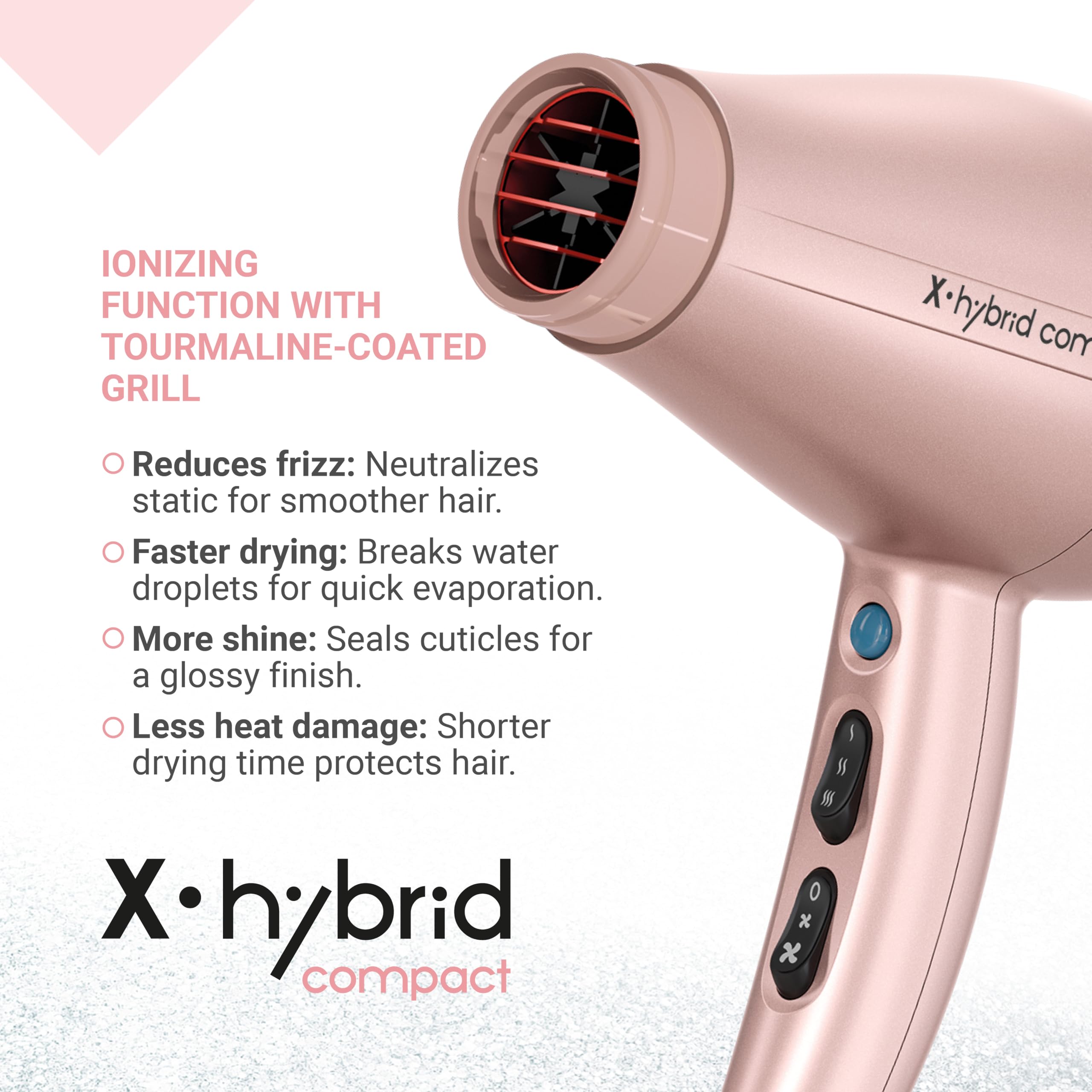 Gamma+ X-Hybrid Compact Phon Ionico 2100W Gold Rose