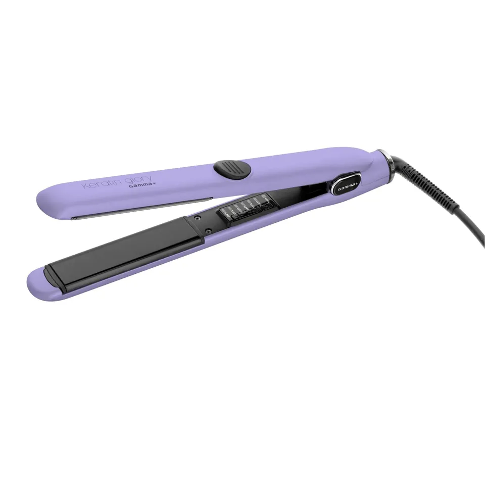Gamma+ Keratin Glory piastra capelli lilla ceramica tormalina