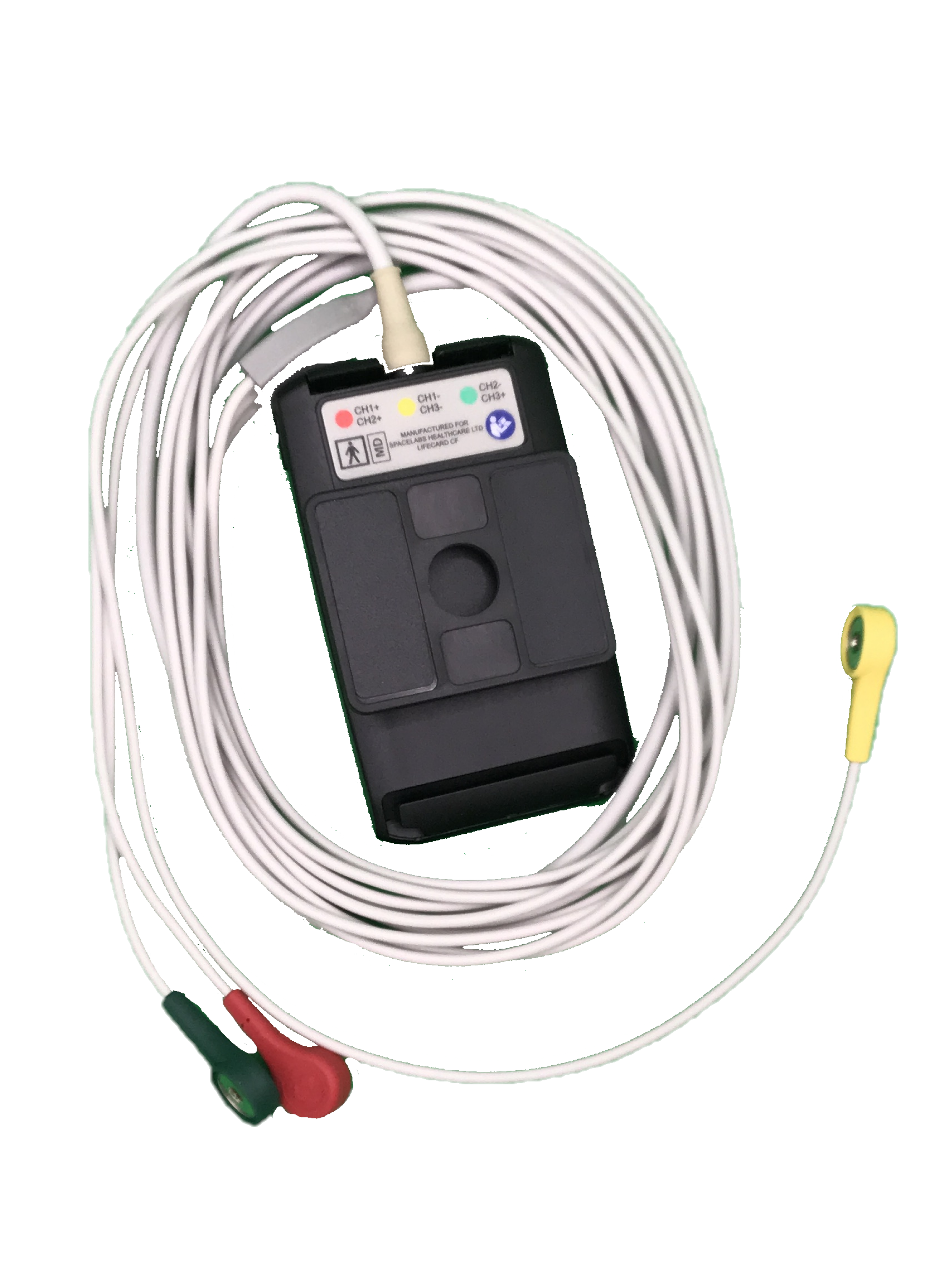 Spacelabs Holter set 3 lead Lifecard extralungo clip snap