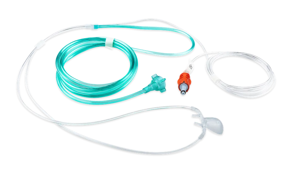 Spacelabs NomoLine LH cannula nasale-orale adulto 2 m 25 pezzi CO2+O2