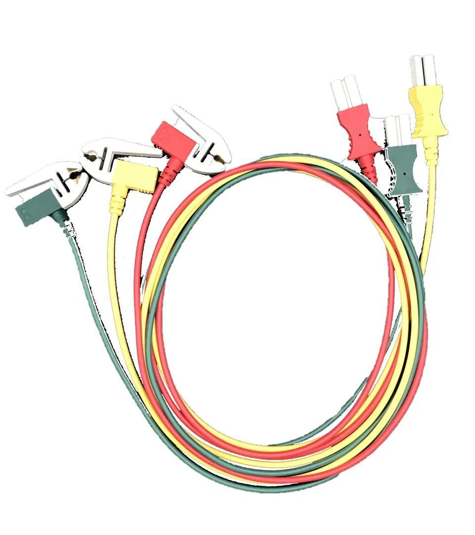 Spacelabs TruLink set 3 cavetti ECG pinch 40" IEC riutilizzabile