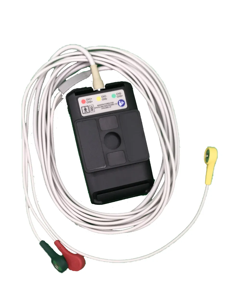 Spacelabs Holter set 3 lead Lifecard extralungo clip snap