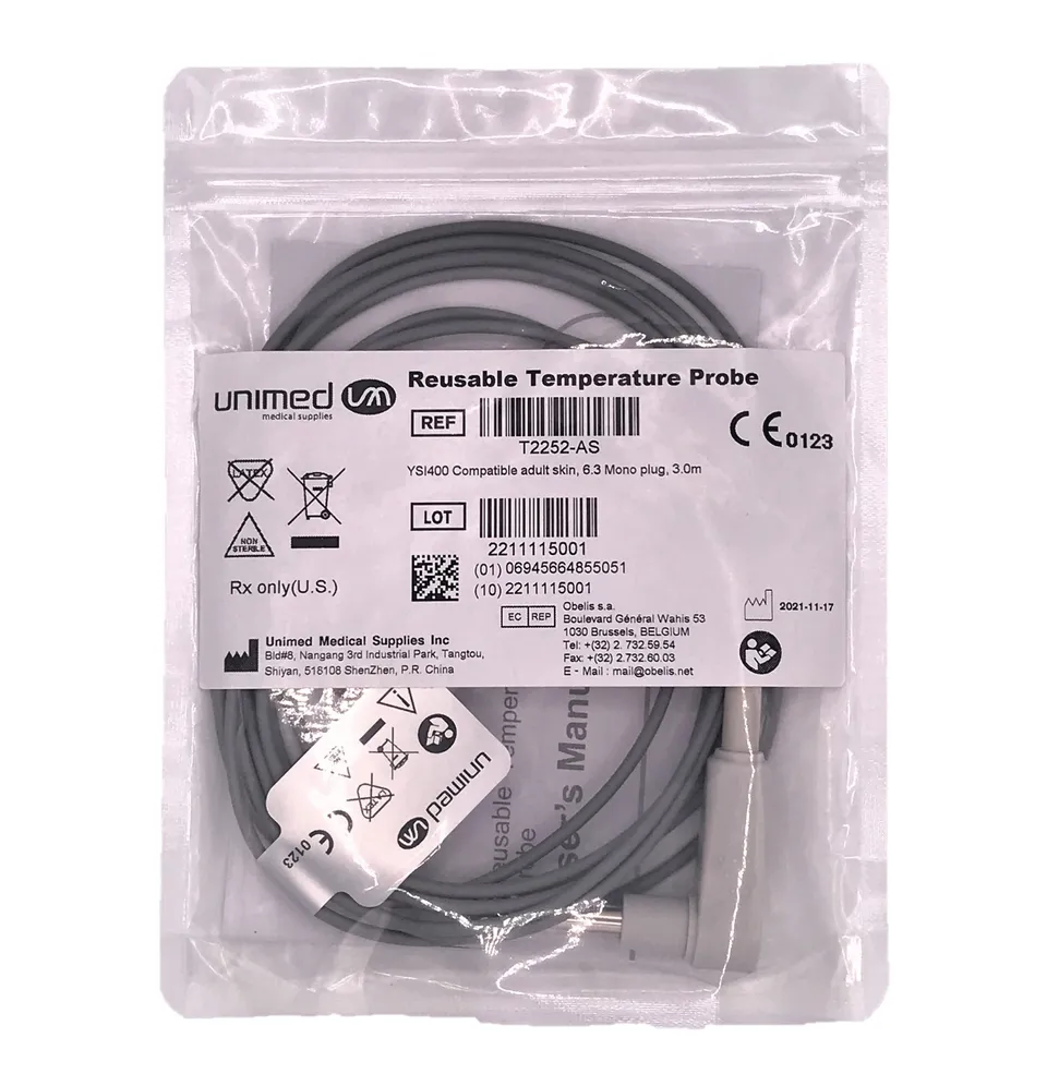 Spacelabs Temperature sonda cutanea YSI409B riutilizzabile