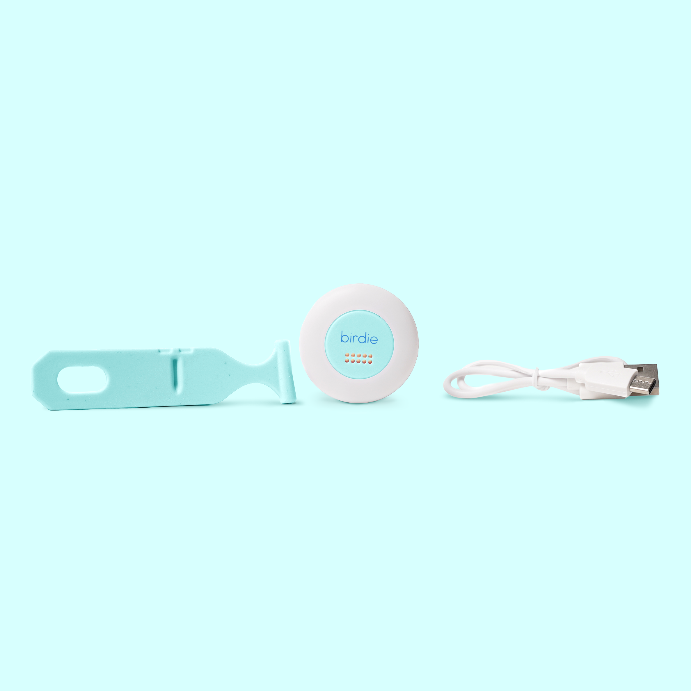 She’s Birdie Birdie Disc luce LED sirena Aqua ricaricabile
