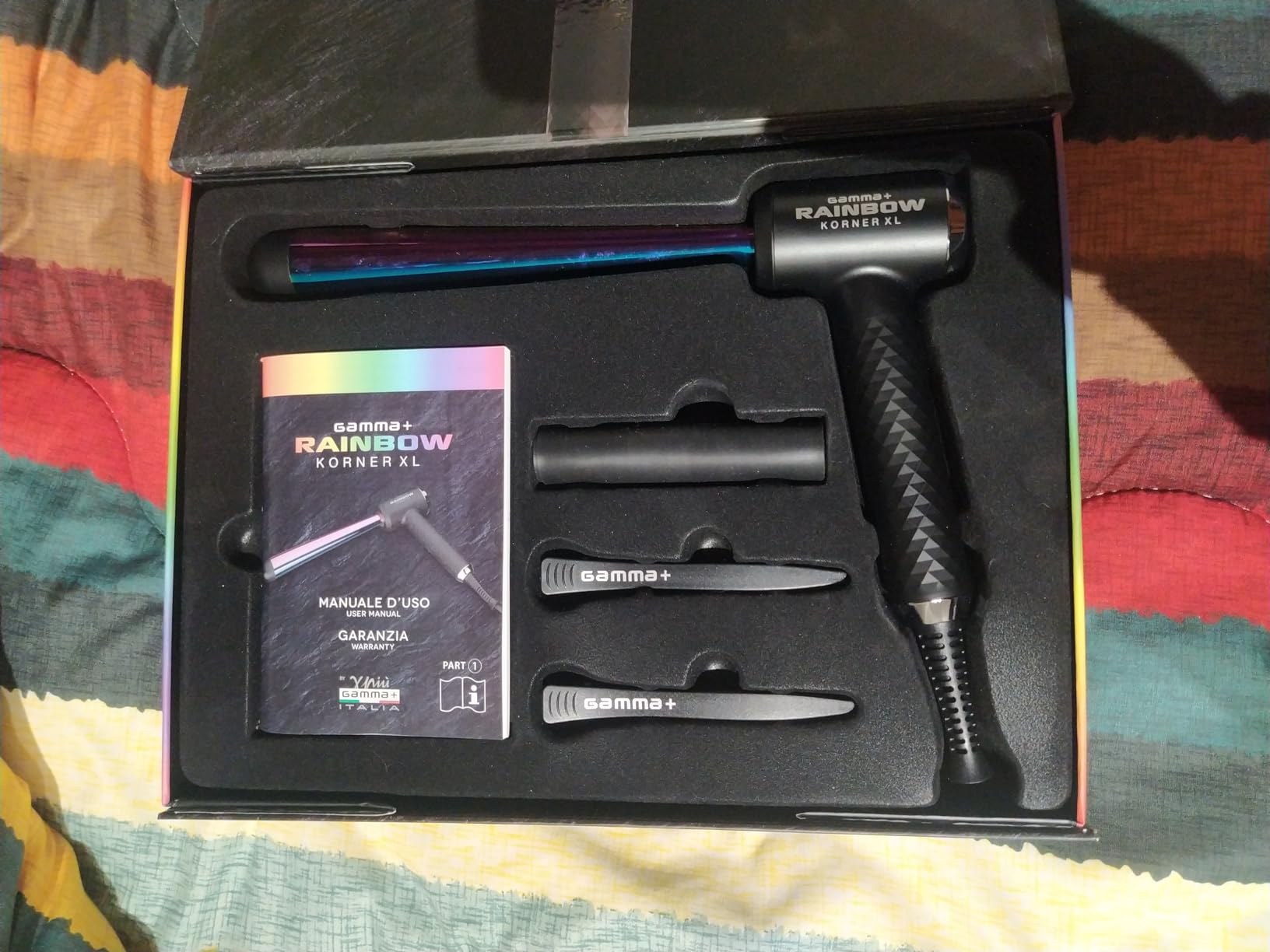 Gamma Più Korner XL Rainbow ferro conico 230°C ceramica