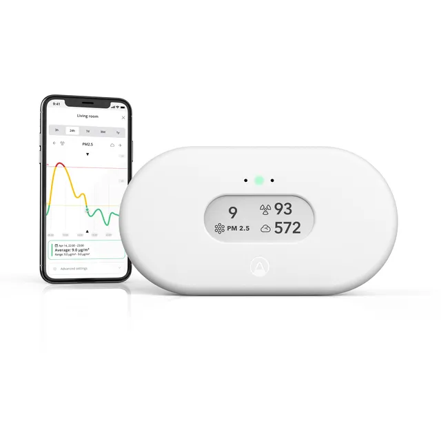 Airthings View Plus 2960 monitor aria radon CO2 PM2.5 Wi-Fi