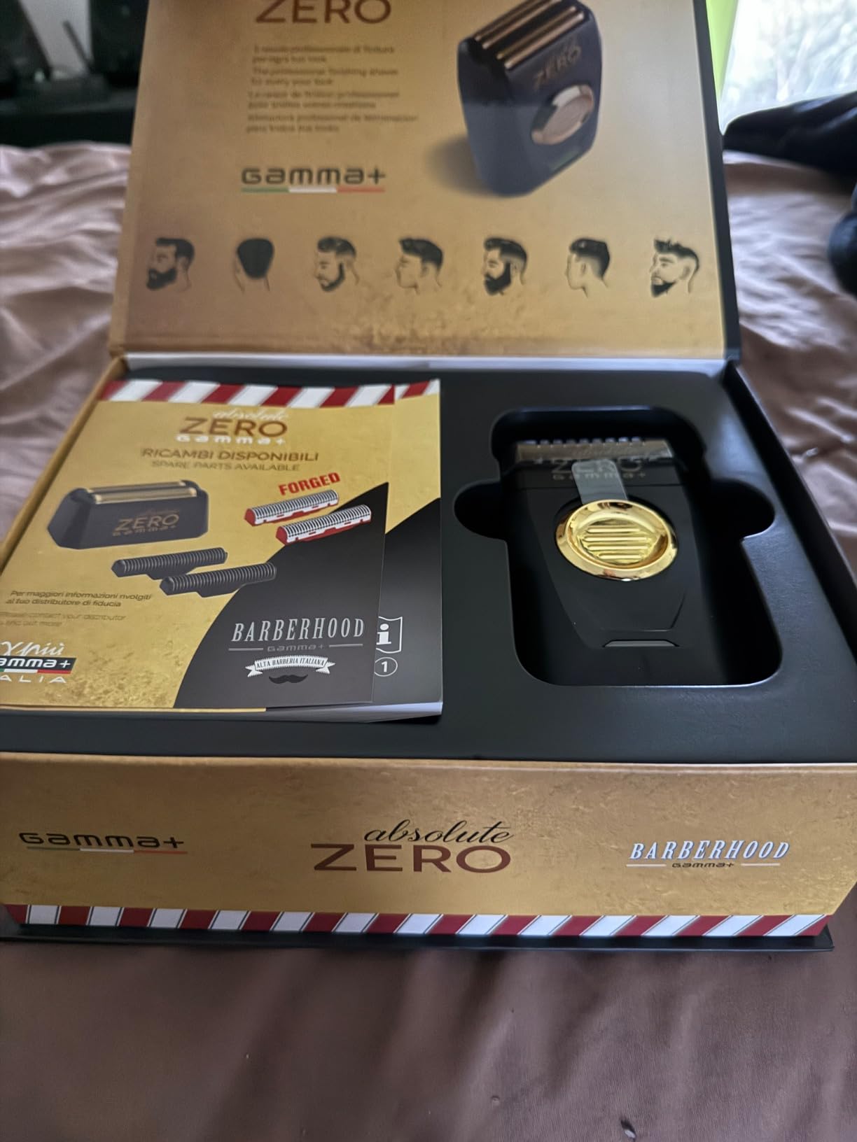 Gamma-Scout Shavers Zero Assoluto rasoio elettrico barba senza fili