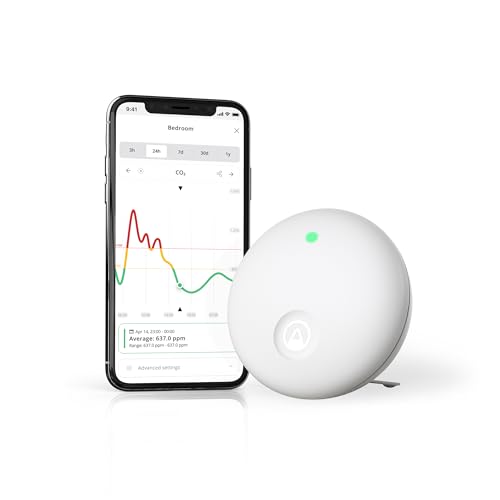 Airthings 321 Wave Enhance monitor CO2 VOC Bluetooth