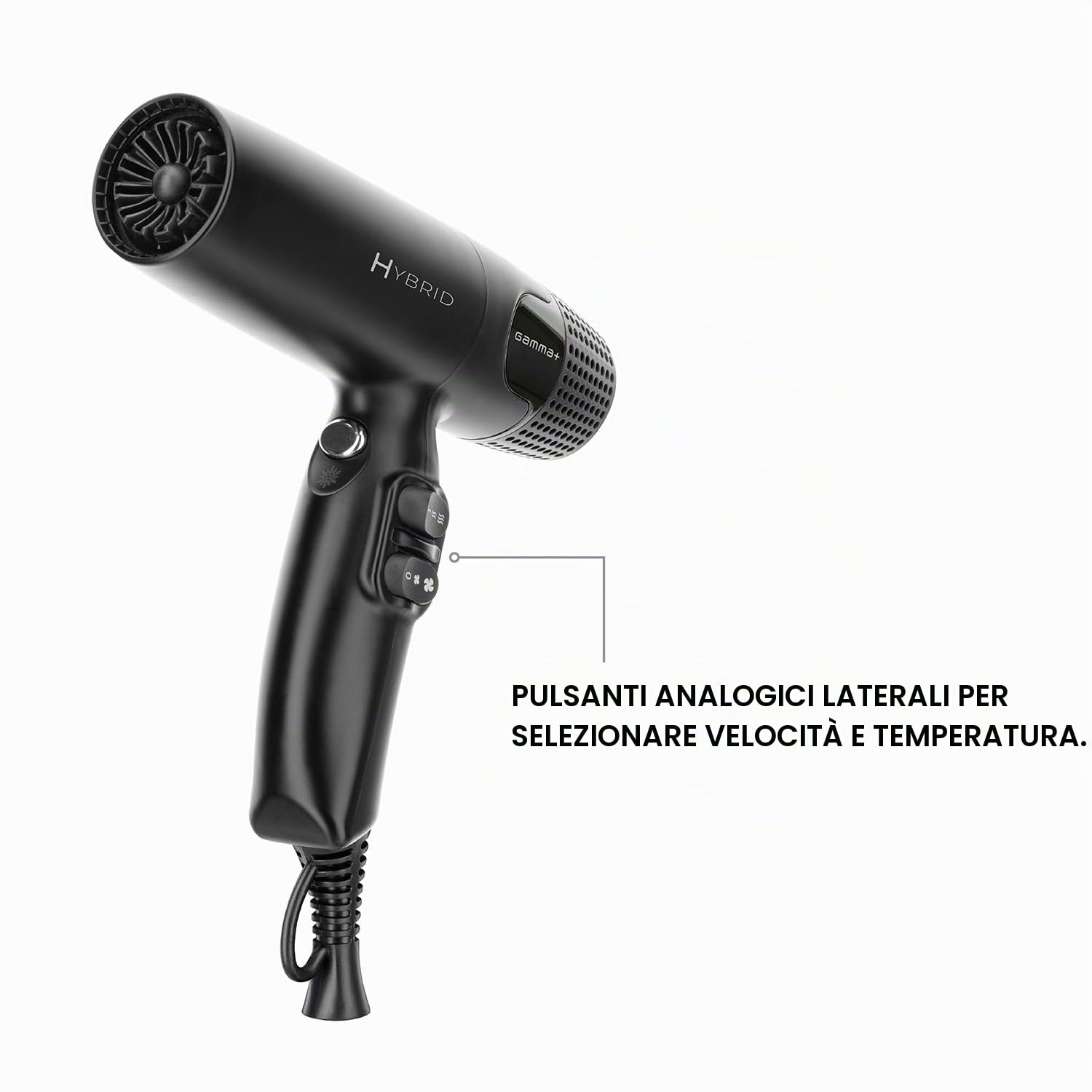 Gamma+ Hybrid Phon ionico 100000 RPM con diffusore