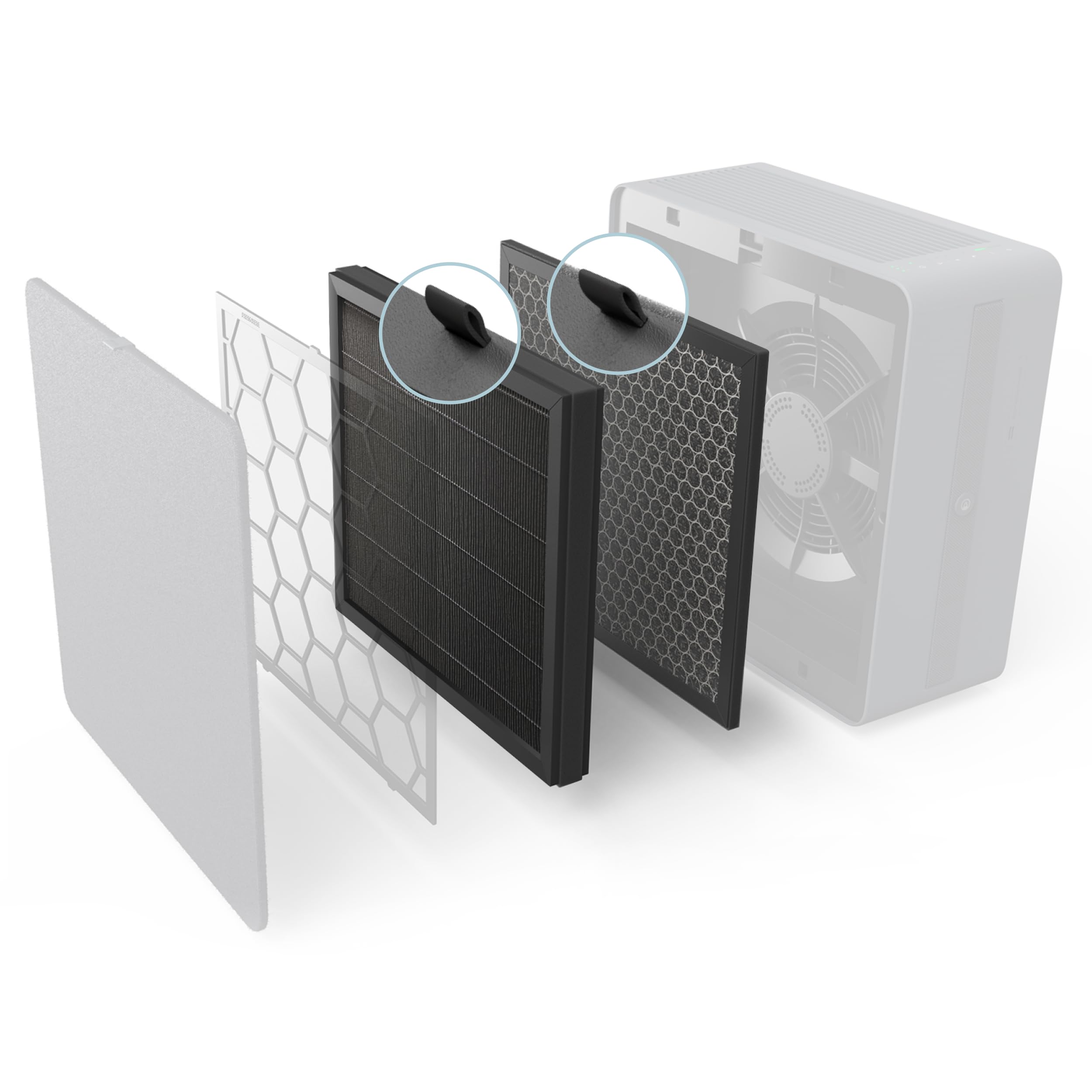 Airthings Renew filtro ricambio purificatore HEPA 13 carbone